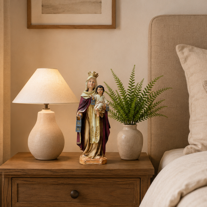 Adorno Virgen del Carmen CASONA DECO