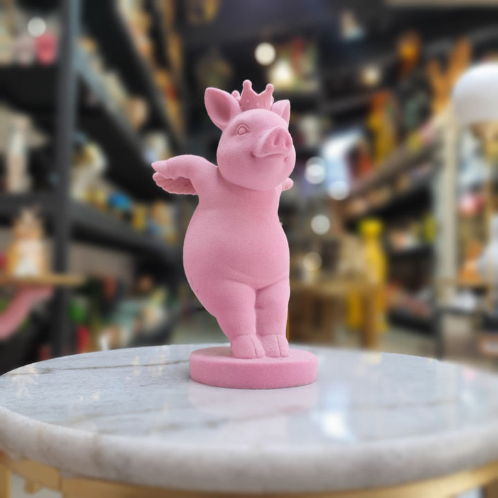 Cerdito alas acabado gamuza
