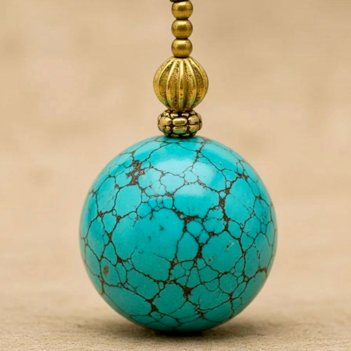 Collar Amed color turquesa