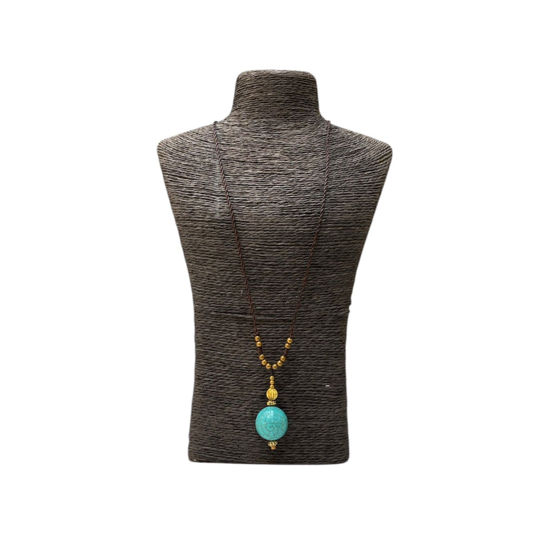 Collar Amed color turquesa