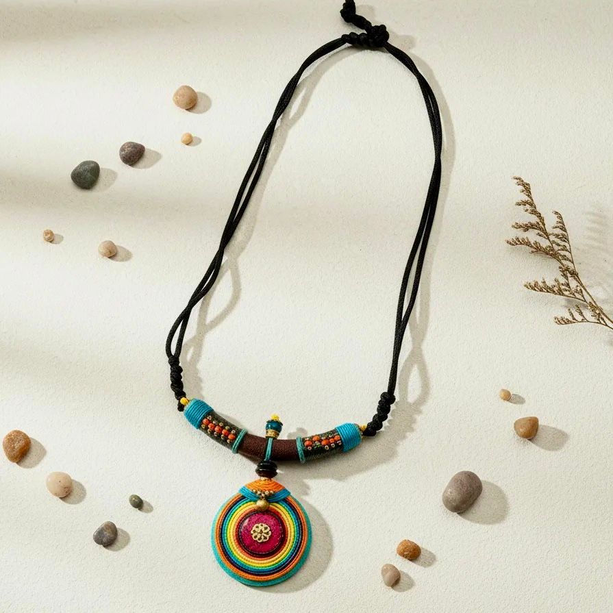 Collar Kala color turquesa