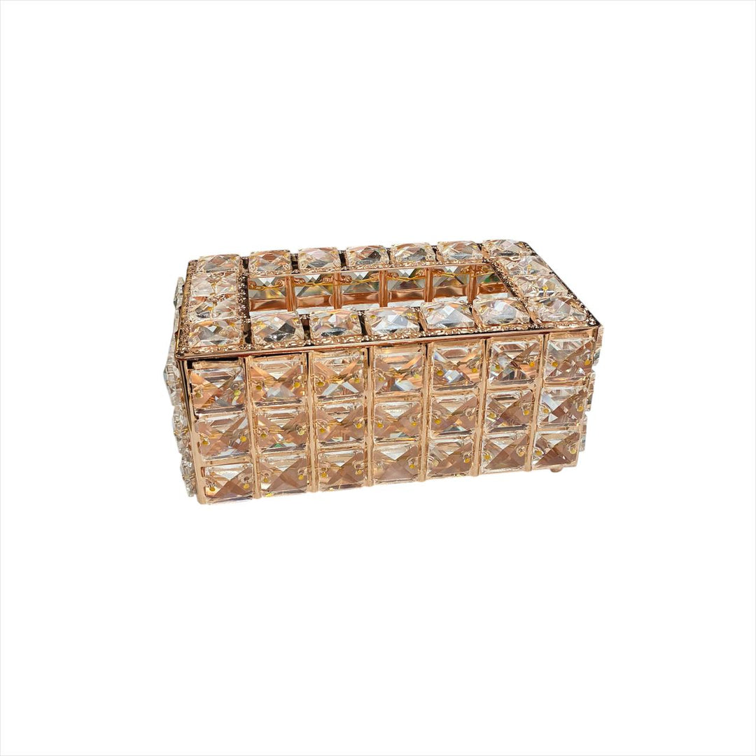 Caja para pañuelos color cobre