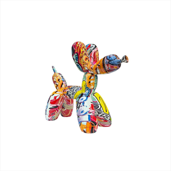 Perro globo grafiti