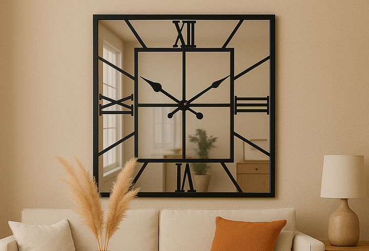 Reloj cuadrado color Negro OUTLET