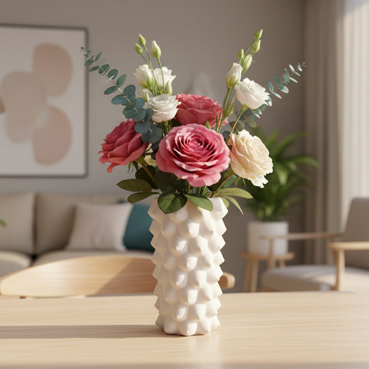 Florero Puntas color Blanco