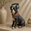 Perro Bulldog francés Con Audifonos