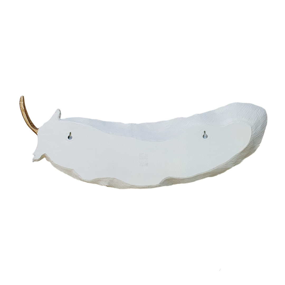 Pluma Blanca Plana 18006