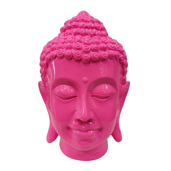 Cabeza buda color rosa