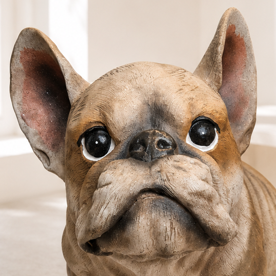 Perro Bulldog Frances Sentado