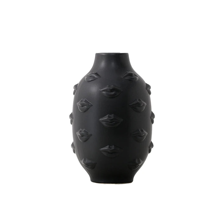 Florero Labios Negro 18P215-2C