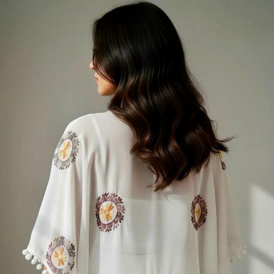 Kimono Serena color blanco