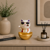 Maneki Neko con bandeja