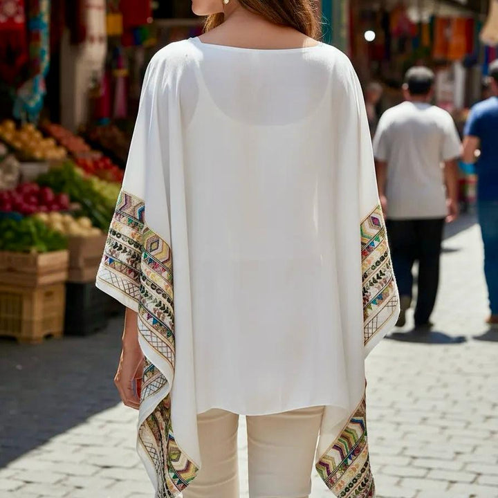 Salida de Baño Bordado color blanco