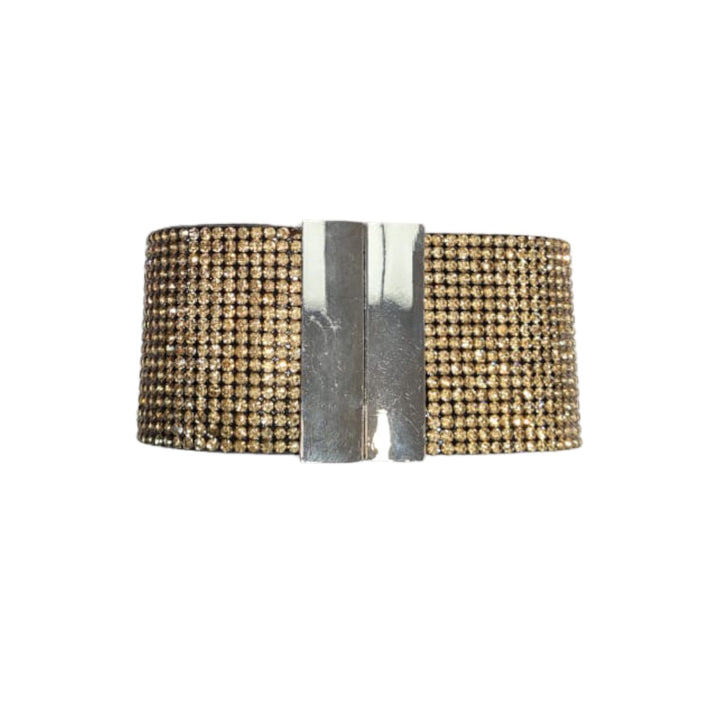 Pulsera Brillos dorada