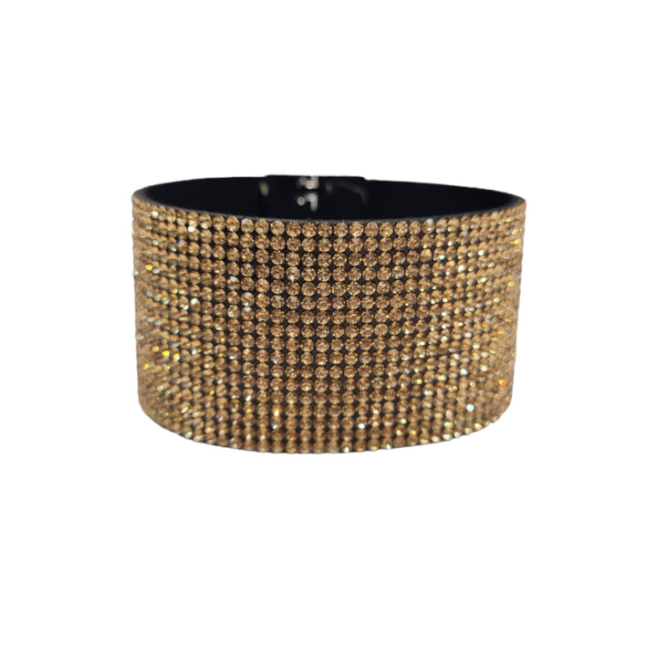 Pulsera Brillos dorada