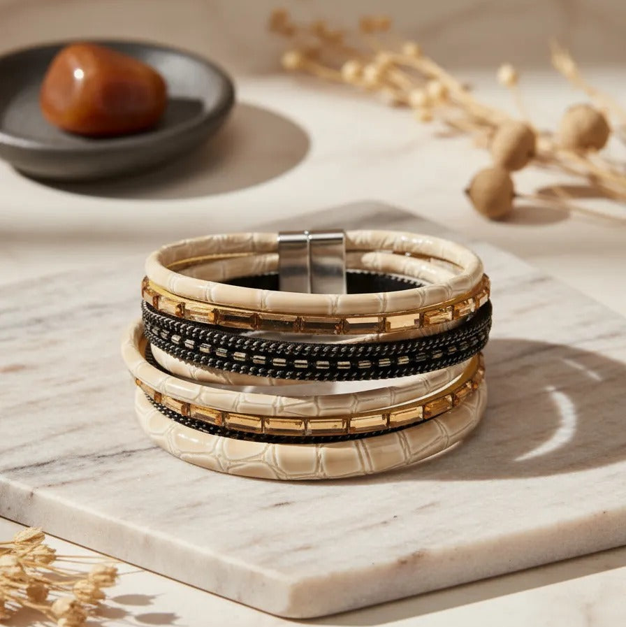 Pulsera multivuelta Nela