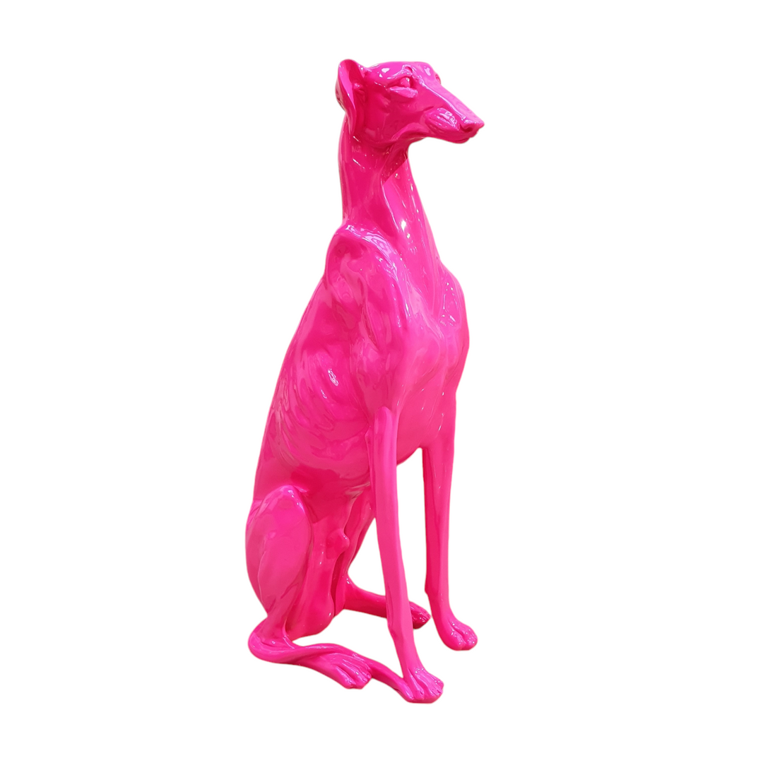 Perro Galgo color Rosado