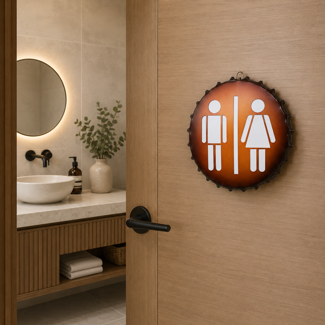 Placa Tapa Baño