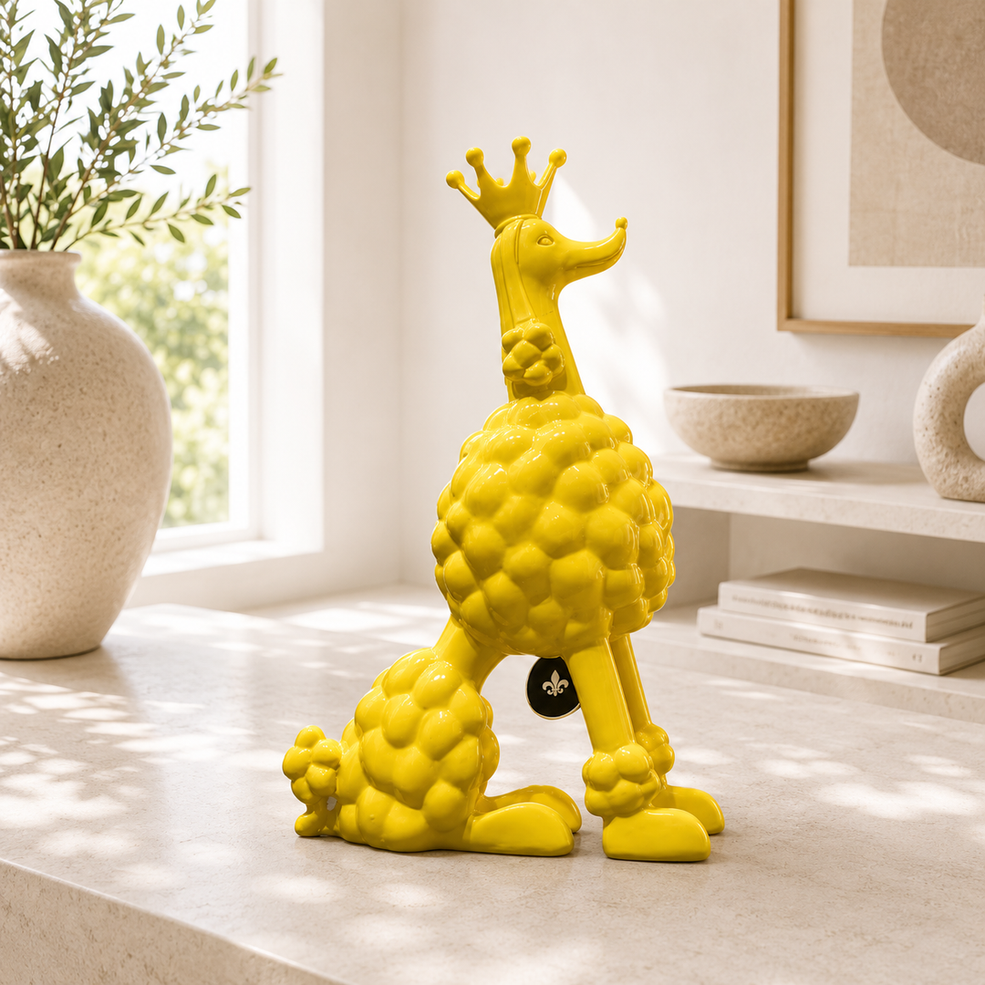 Perro Poodle 606- E Amarillo