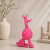 Perro Poodle Rosa