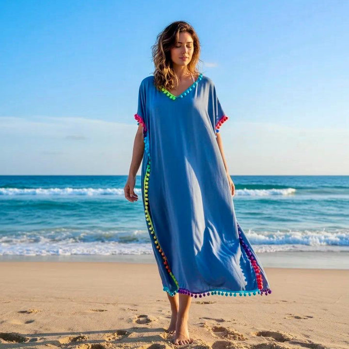 Salida de Baño Isabella color azul