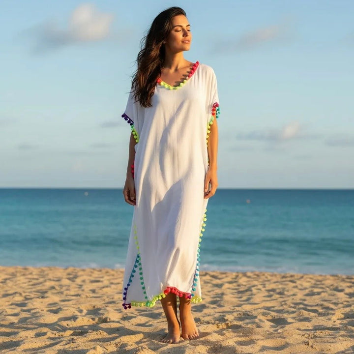 Salida de baño Isabella color blanco