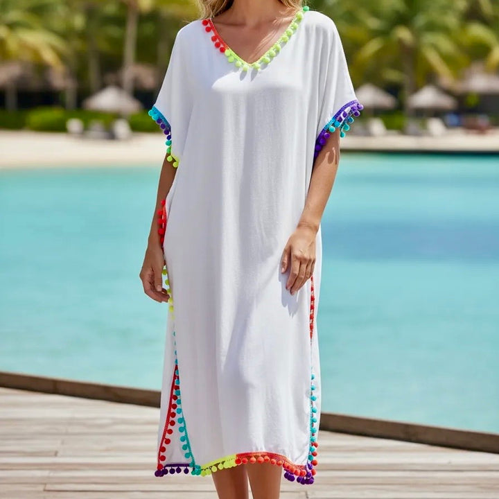 Salida de baño Isabella color blanco