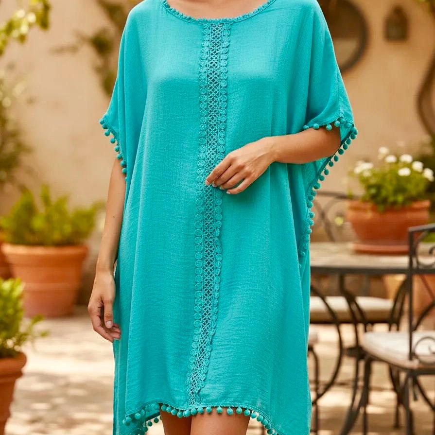 Salida de baño Sahara color Turquesa