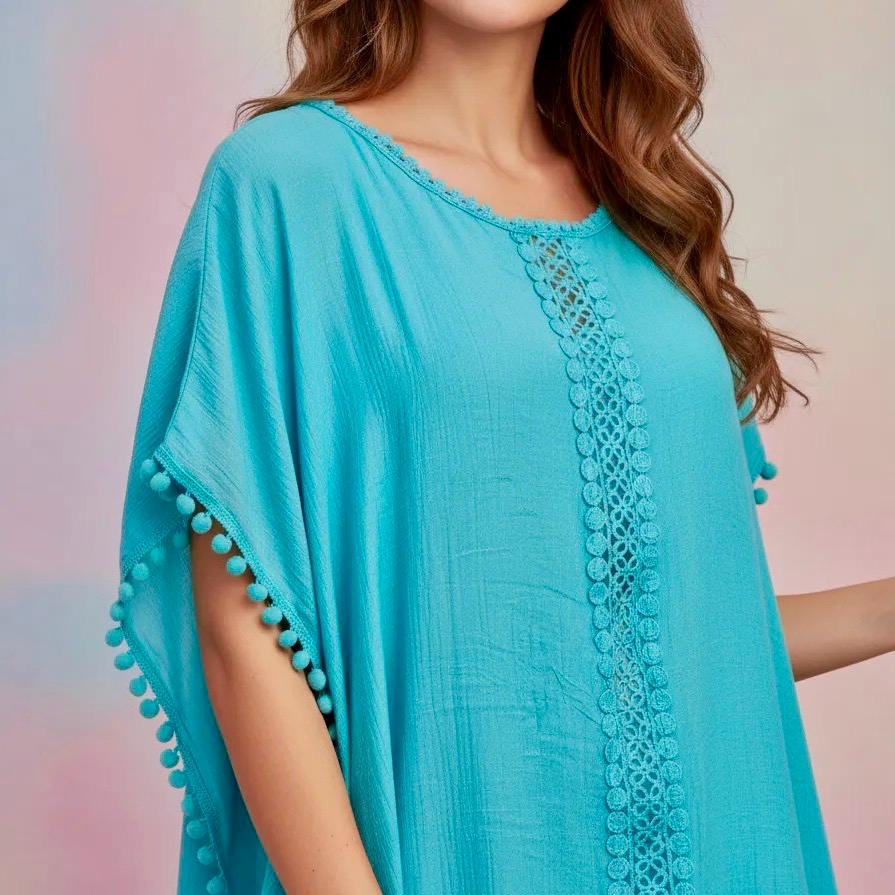 Salida de baño Sahara color Turquesa