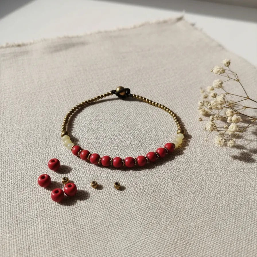 Tobillera Serena Coral