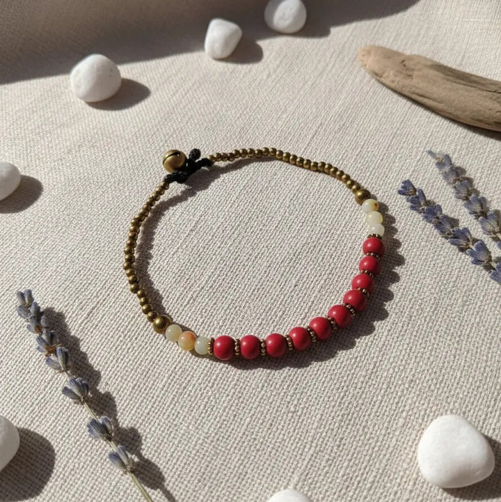 Tobillera Serena Coral