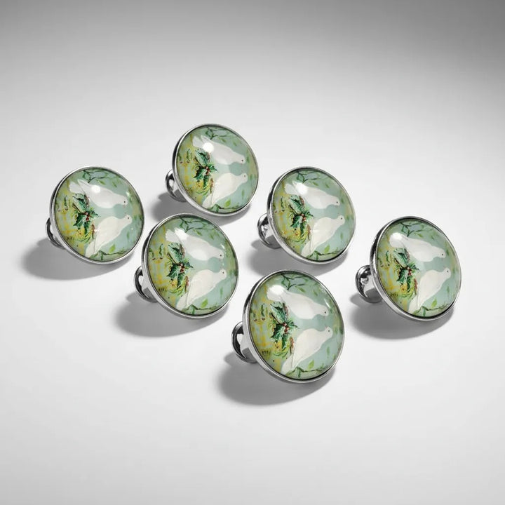 Tirador de puerta paloma blanca