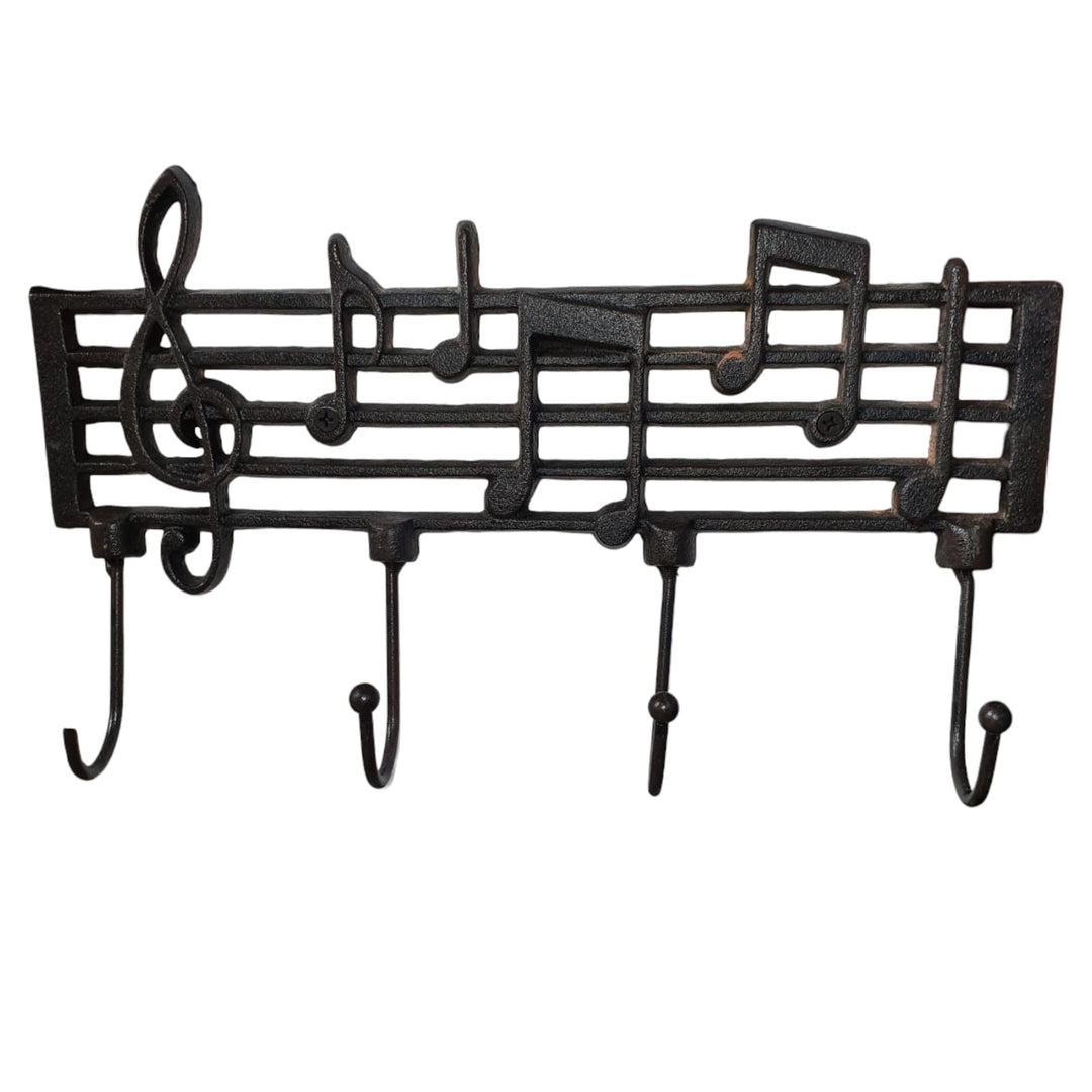 Percha con Notas Musicales de hierro