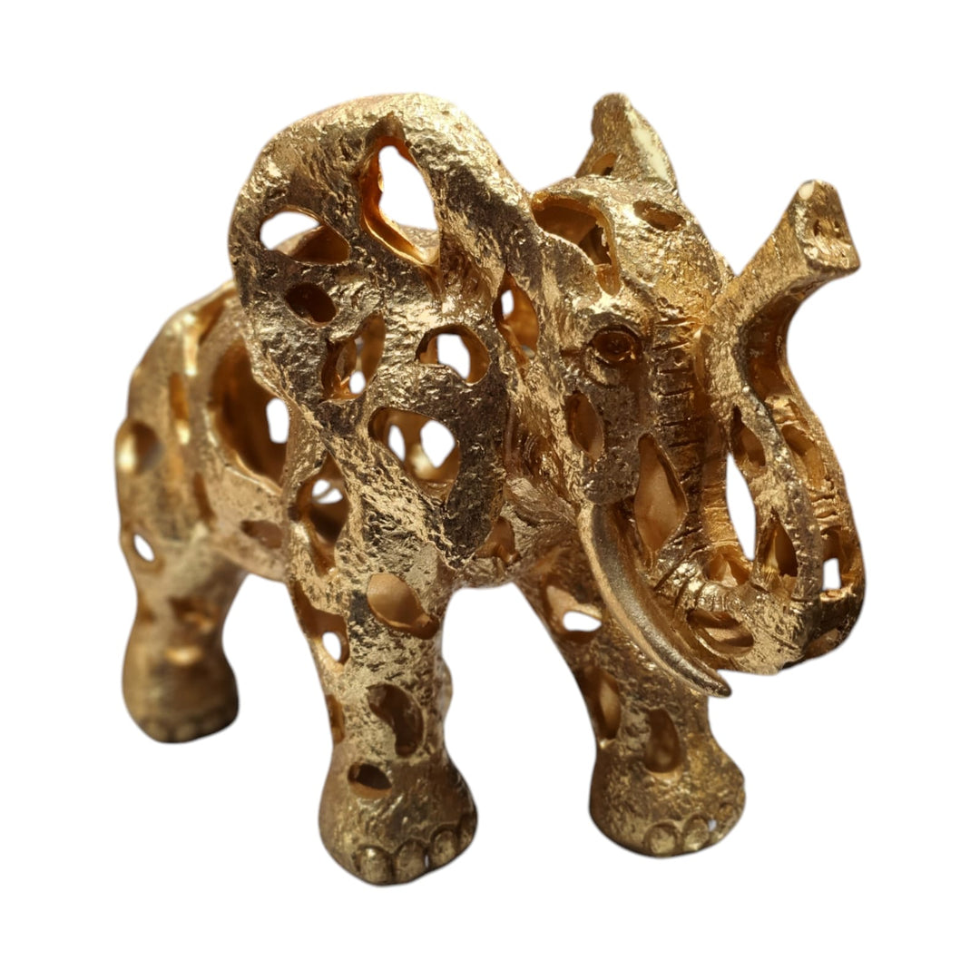Elefante color dorado M