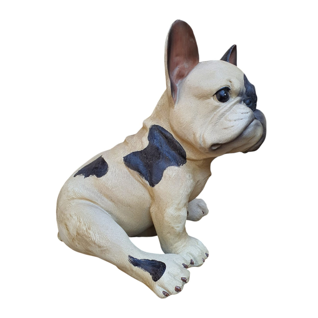 Perro Bulldog Frances con Manchas Sentado