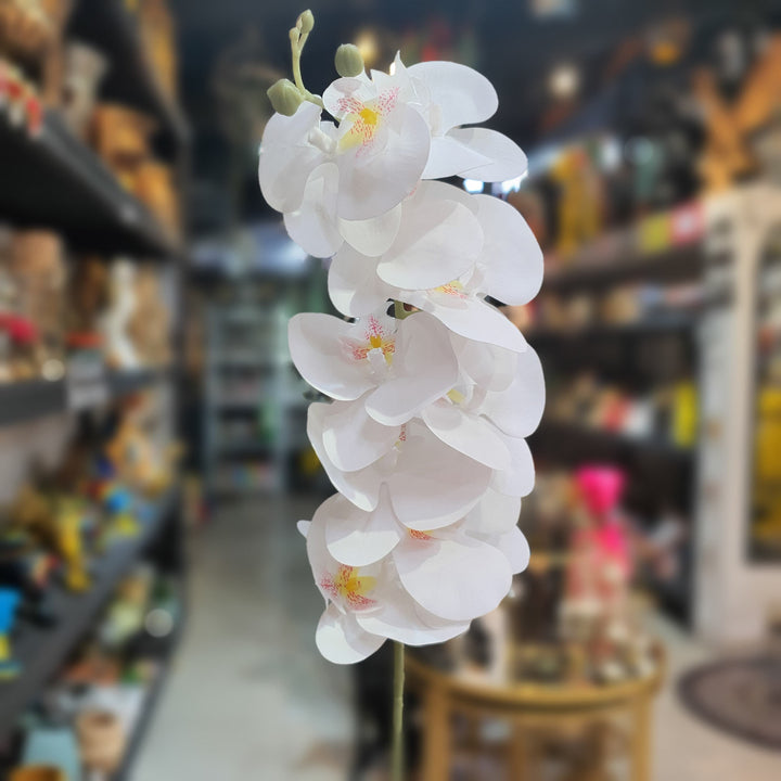 Planta artificial Orquídea color blanco