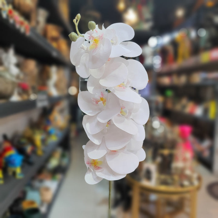 Planta artificial Orquídea color blanco