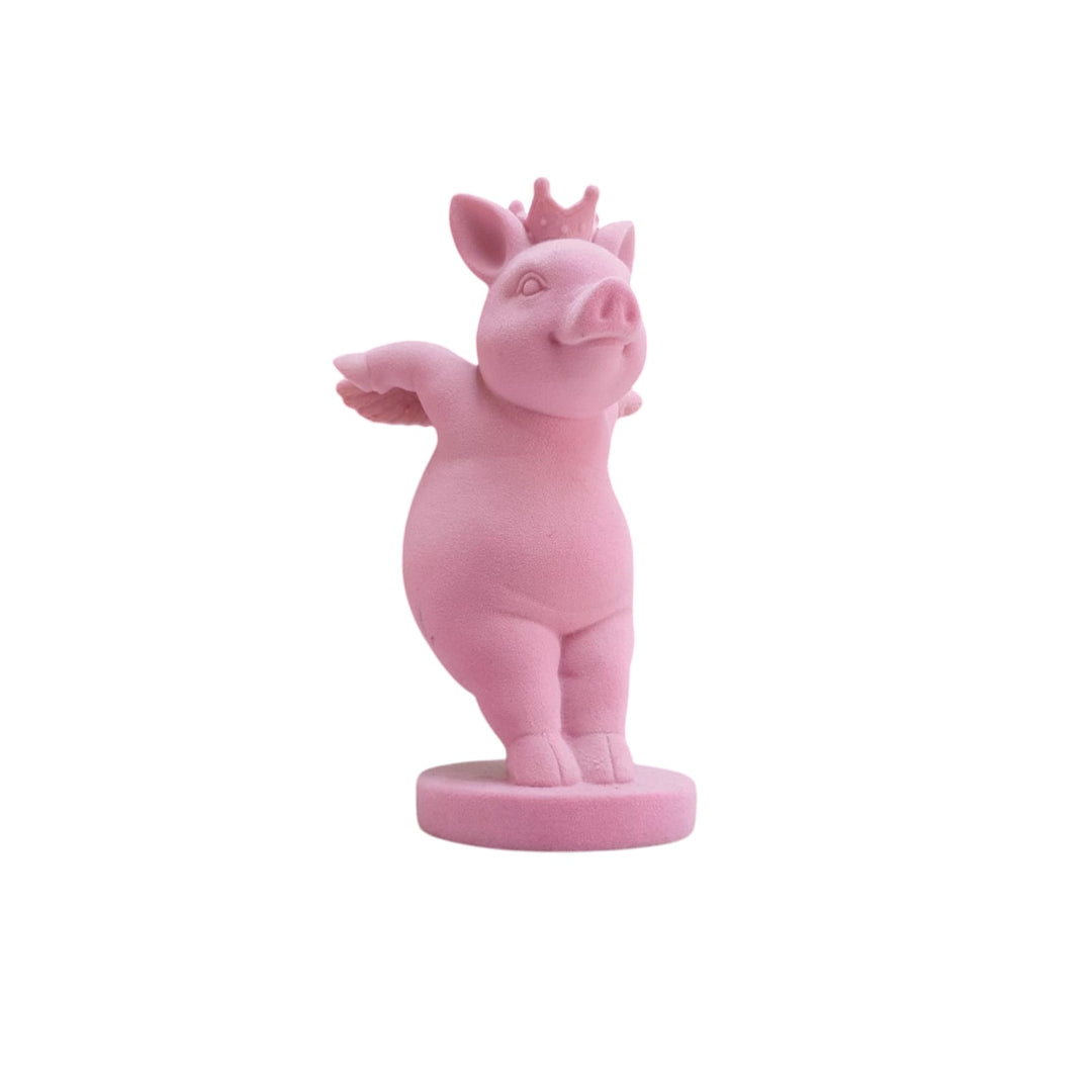 Cerdito alas acabado gamuza
