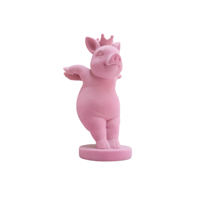 Cerdito alas acabado gamuza