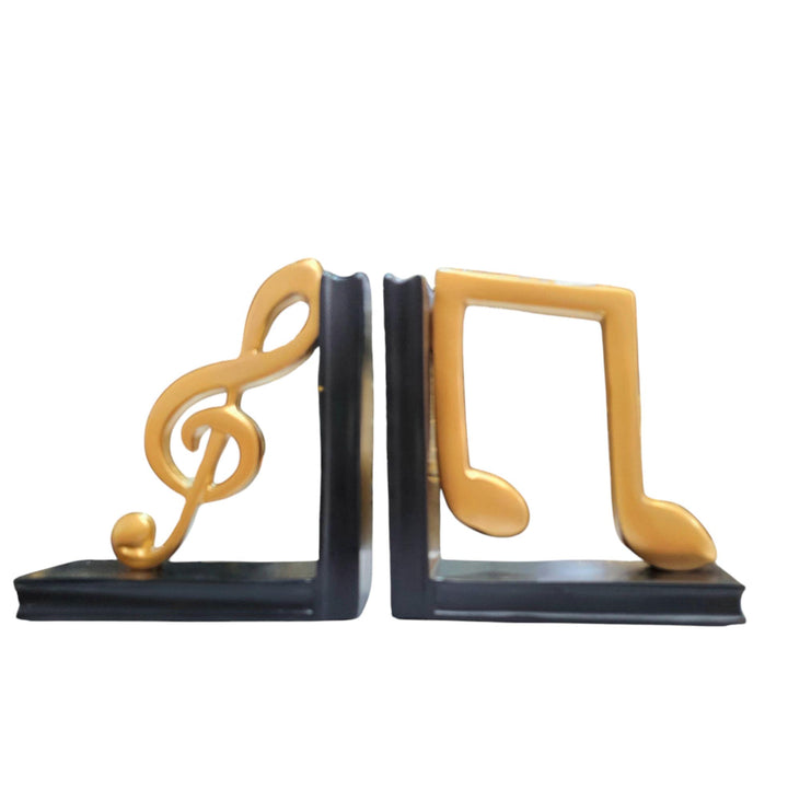 Sujeta Libro Notas Musicales color Dorado