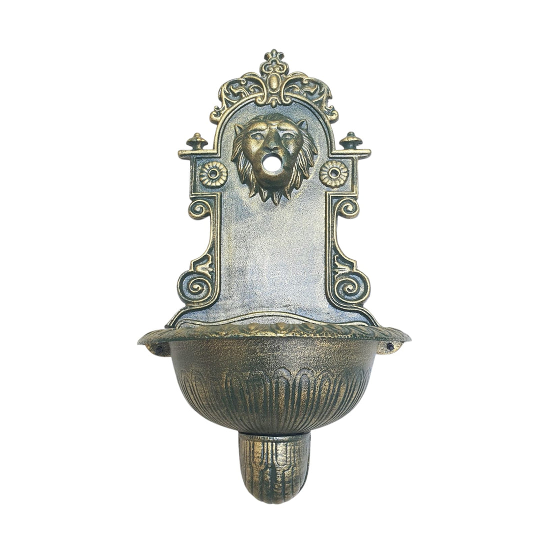Fuente de hierro para pared Leon