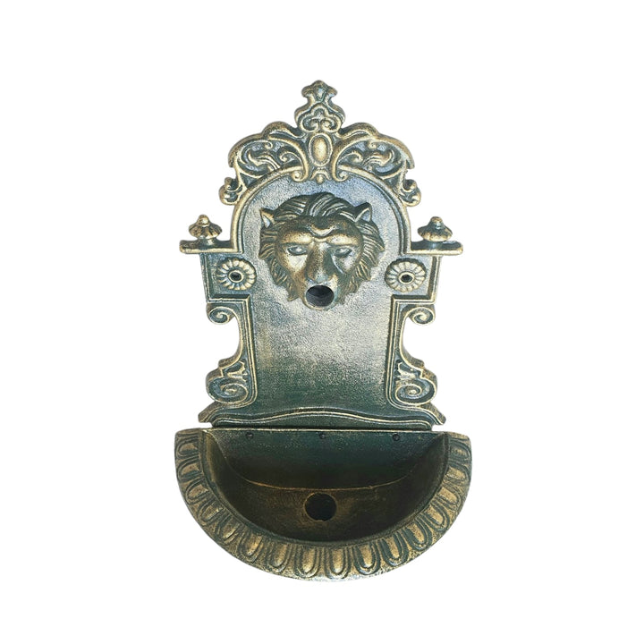 Fuente de hierro para pared Leon