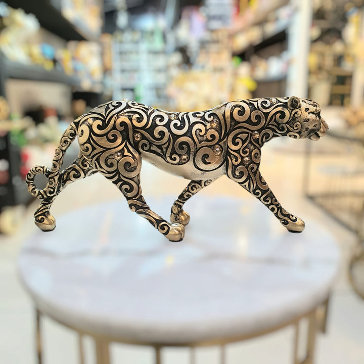 Leopardo color Dorado con Negro