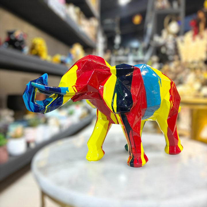 Elefante Geo Colores