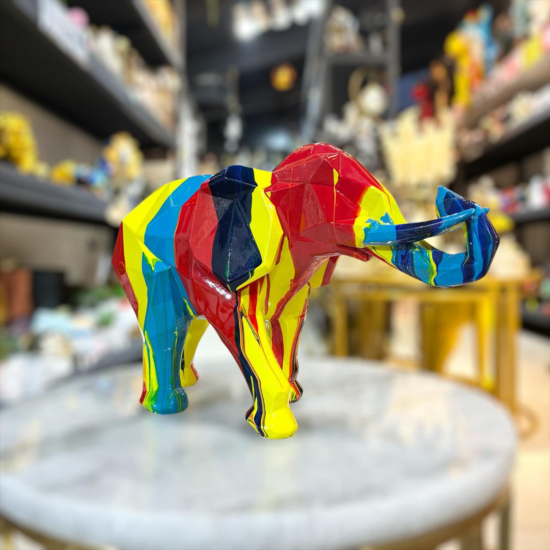 Elefante Geo Colores
