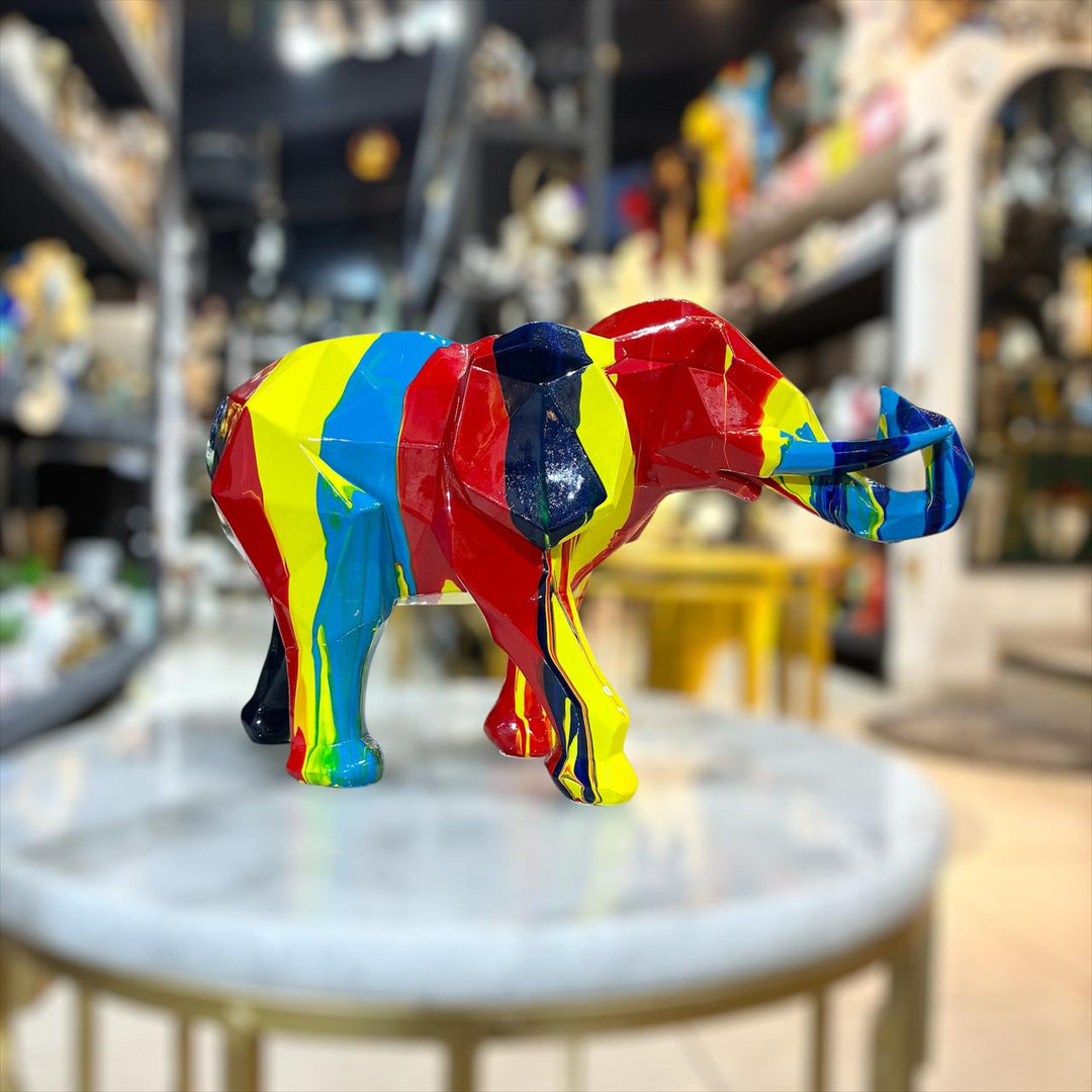 Elefante Geo Colores