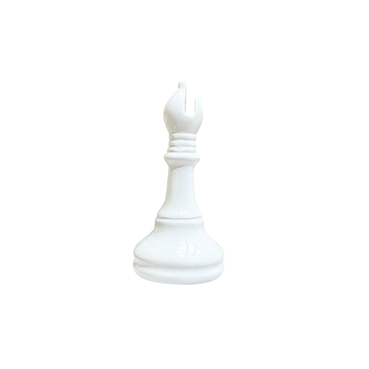 Alfil ajedrez blanco