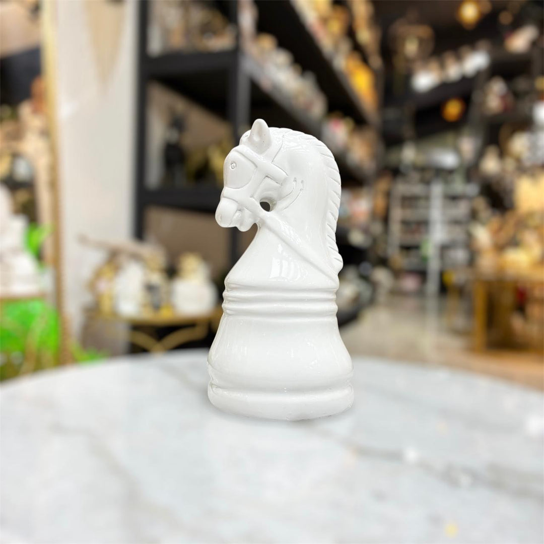 Caballo Ajedrez Blanco