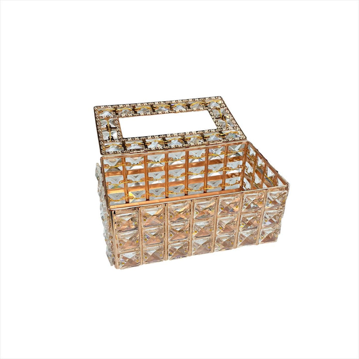Caja para pañuelos color cobre