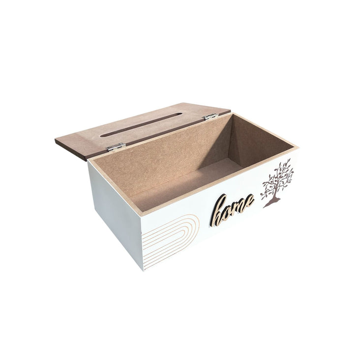 Caja para pañuelo color blanco